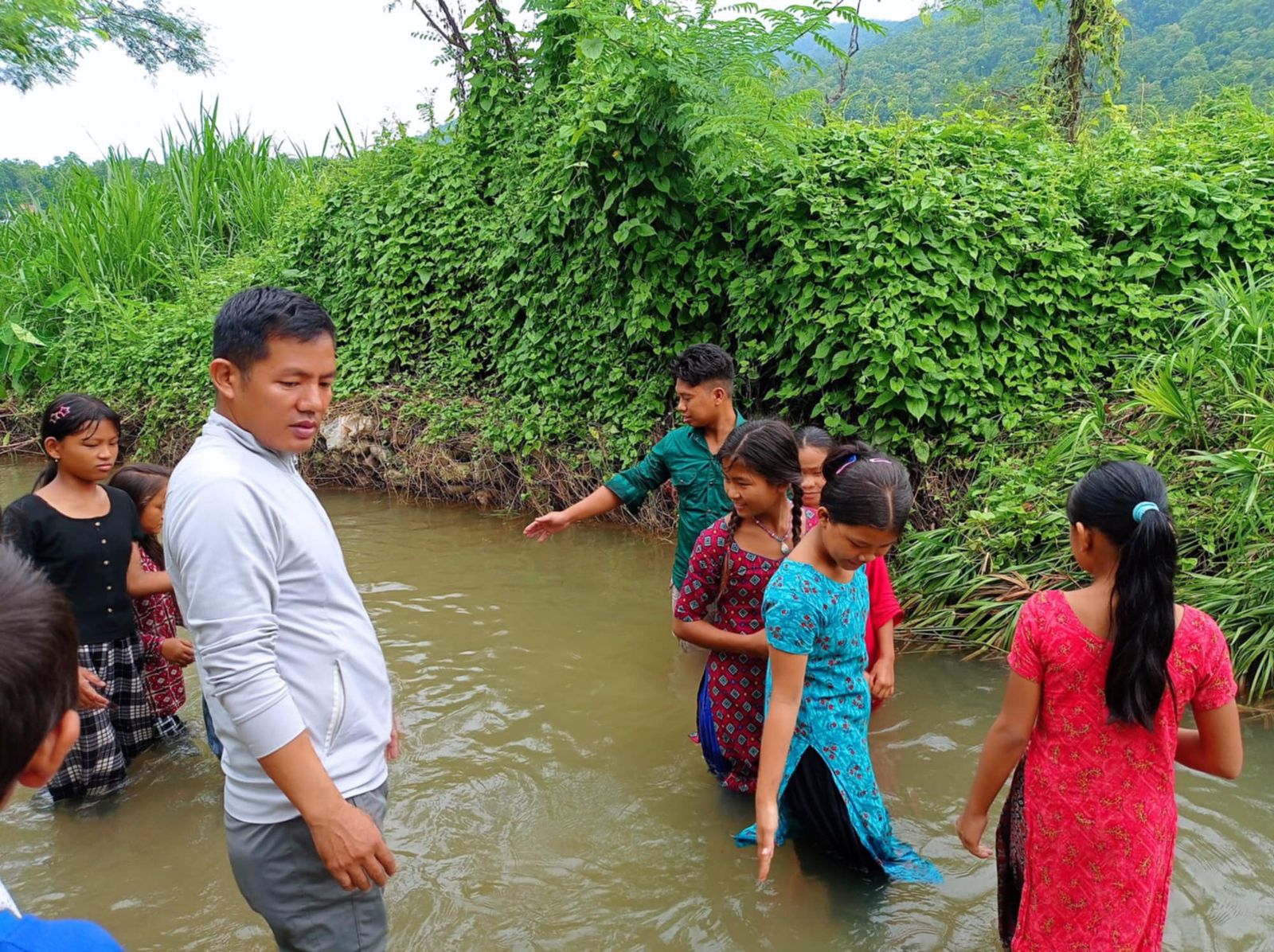 SAS girls baptism in Nepal 3 2024-07-13 at 1.39.25 PM