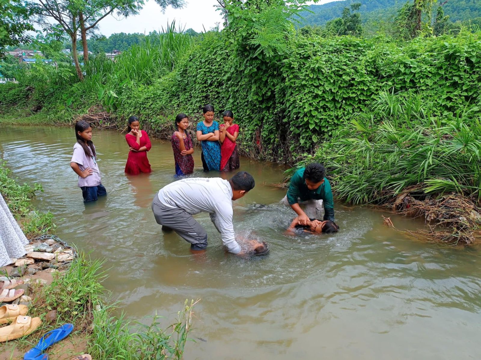 SAS girls baptism in Nepal 6 2024-07-13 at 1.39.27 PM