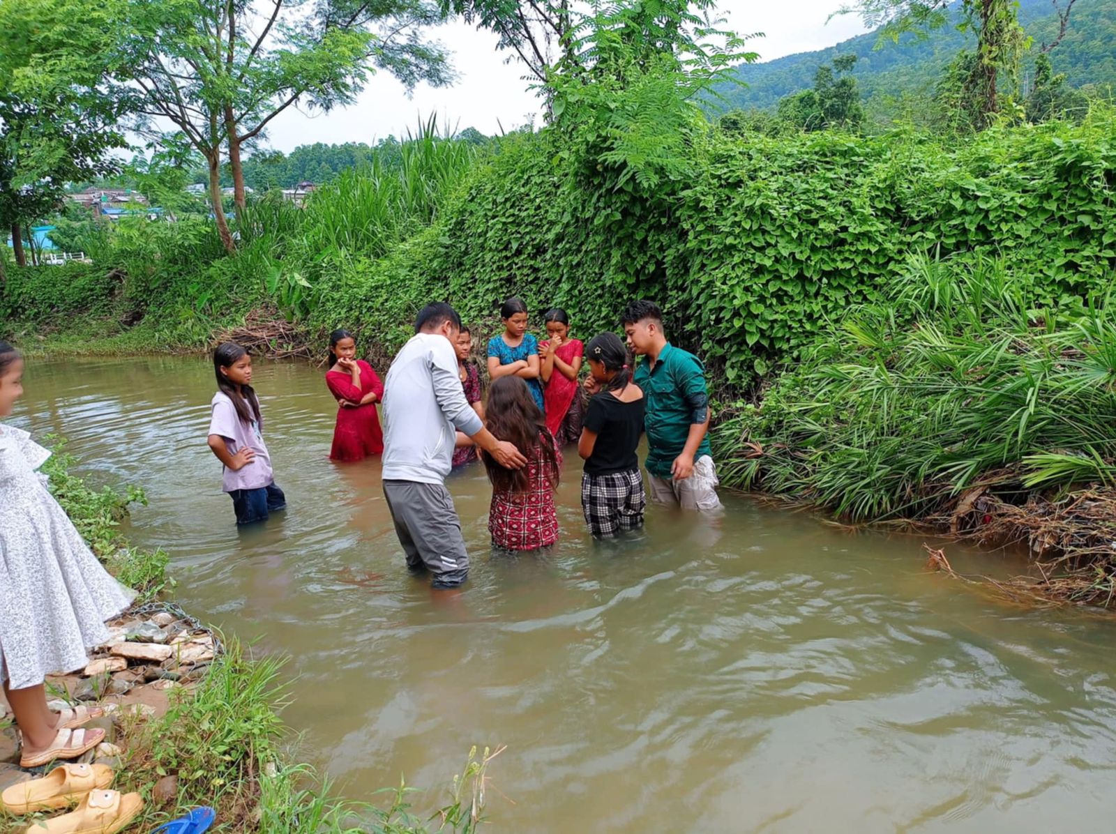 SAS girls baptism in Nepal 9 2024-07-13 at 1.39.29 PM